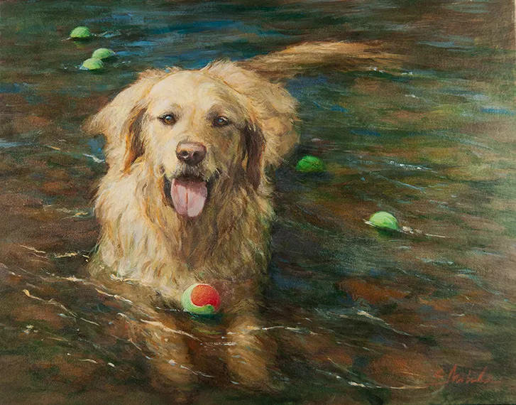 BALL_HUNTING__11_X_14 Create Colorful Interiors in Watercolor